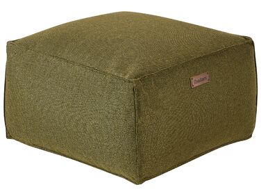 Pouf BOULDER Tissu Vert olive