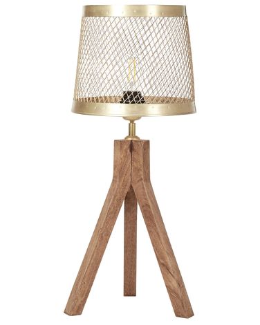 Table Lamp BEKI Mango Wood Brown