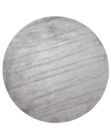Rug GESI II Light Grey ø 140 cm Viscose