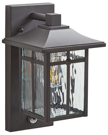 Outdoor Wall Light TEVIOT with Motion Sensor Black