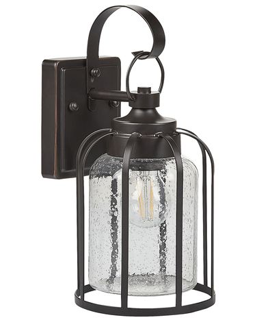 Outdoor Wall Light WOOLER Black