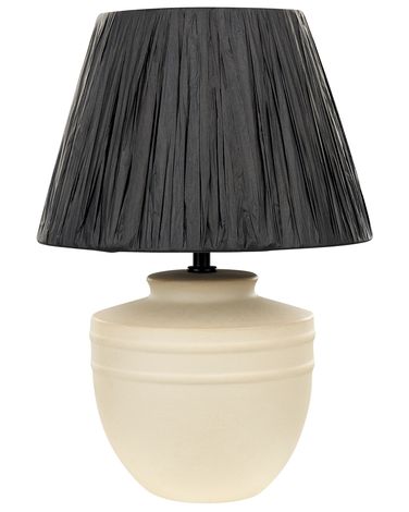 Lampe à poser TIGRE Céramique Beige