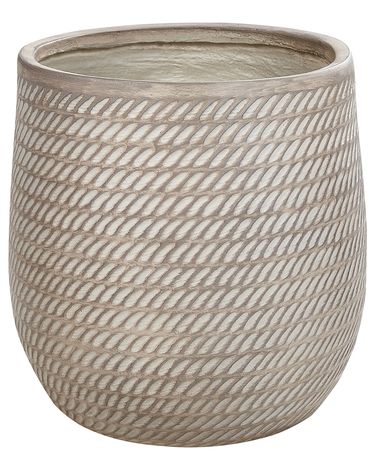 Plant Pot LIVADIA 39 cm Taupe