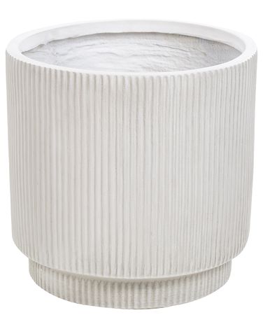 Plant Pot DARIA 37 cm Off-White