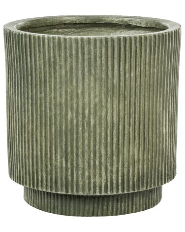 Plant Pot DARIA 30 cm Olive Green