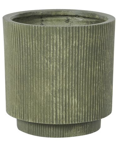Plant Pot DARIA 37 cm Olive Green