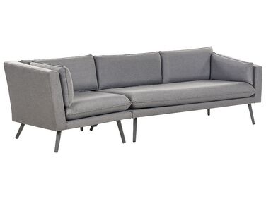 Garden Sofa 3 Seater LORETELLO Left Hand Grey