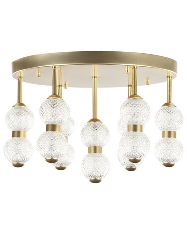 Plafondlamp YOWAKA Metaal Goud