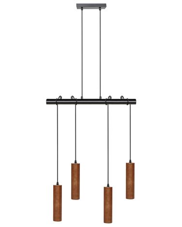 Hanglamp TUTAKI Eikenhout Zwart