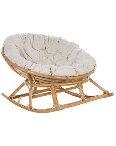 Rocking Chair ORVIETO Rattan Natural