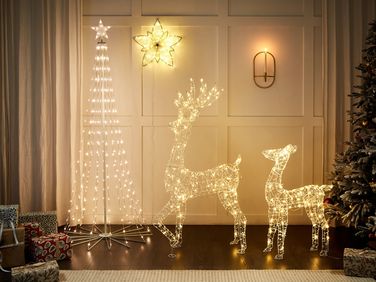 Outdoor Decoration LED HELLA Reindeer 150 cm Silver