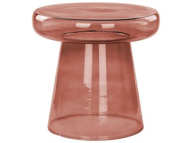 Side Table CALDERA Glass Red