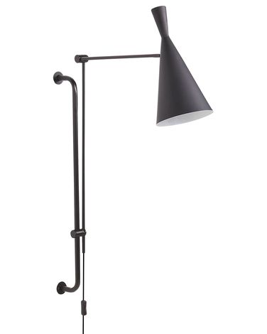 Wall Lamp MARISA Adjustable Metal Black