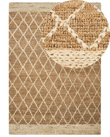 Rug ZORAVA Beige 160 x 230 cm Jute