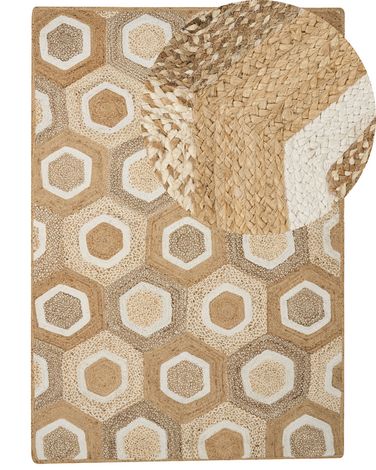 Rug BASOREN Beige 160 x 230 cm Jute