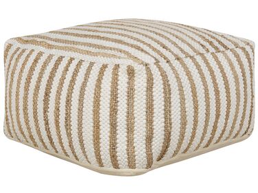 Pouffe ALMATTI Fabric Beige