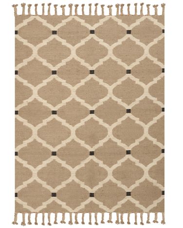 Rug ORENCIK Beige 160 x 230 cm Jute