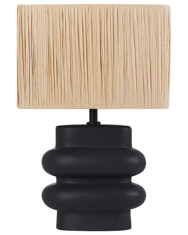 Lampe à poser JUDY Céramique Noir