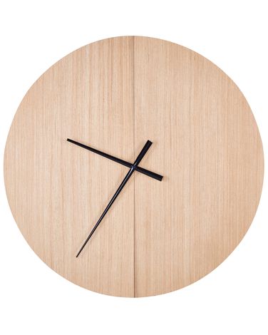 Horloge murale CABIC 60 cm Marron clair
