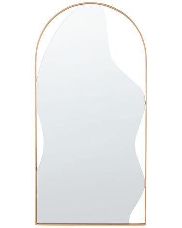 Miroir COLOMBIER 41 cm 81 cm Métal Doré