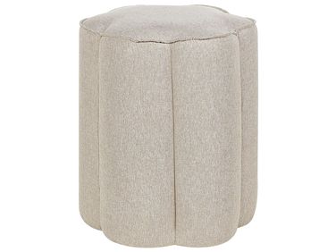 Pouf TAPPEN Lin synthétique Beige