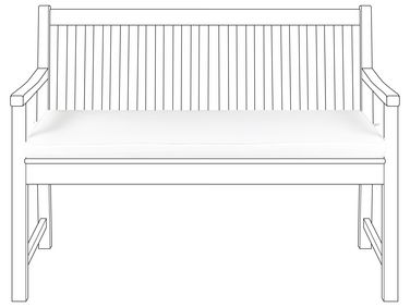 Zitkussen voor bank VIVARA 112 x 54 cm Gebroken wit