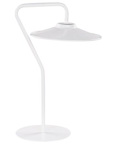 Lampe de table LED GALETTI Métal Blanc