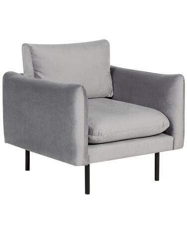 Fauteuil VINTERBRO Velours Gris