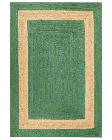 Rug KARAKUYU Green 160 x 230 cm Jute