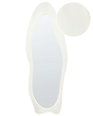 Miroir REIGNY 57 cm 160 cm Velours Blanc