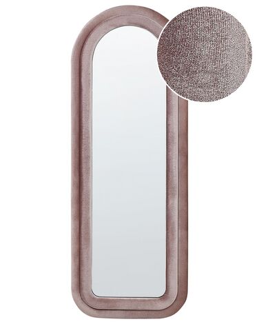Miroir CULAN 60 cm 160 cm Velours Rose