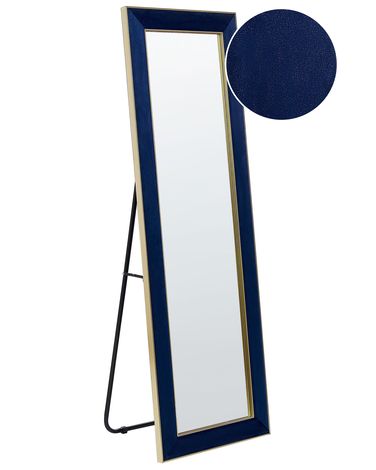 Miroir sur pied LAUTREC 150 cm Velours Bleu marine