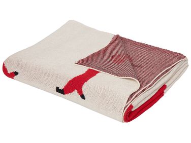 Plaid REERH Katoen 130 x 170 cm Beige