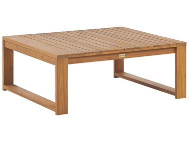 Tuin salontafel TIMOR 90 cm 75 cm Gecertificeerd acaciahout Lichtbruin