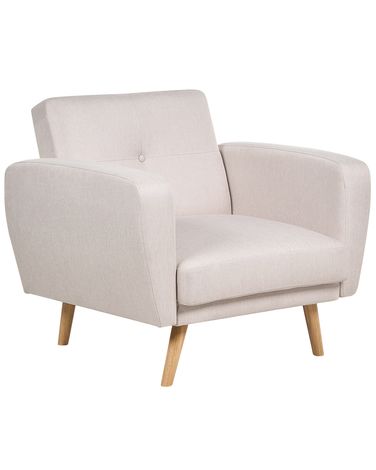 Fauteuil FLORLI Stof Lichtbeige