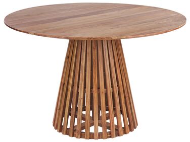 Dining Table MESILLA Brown 120 cm 120 cm Acacia Wood