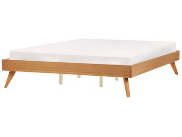 Lit sans tête de lit BERRIC 180 x 200 cm Frêne naturel
