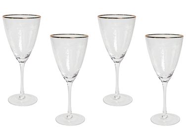 Lot de 4 verres à vin TOPAZ 380 ml Transparent