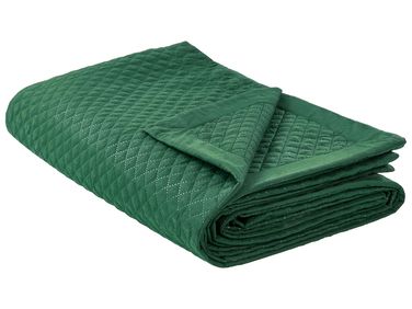 Couvre-lits NAPE 220 x 240 cm Vert foncé