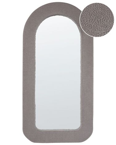 Miroir CERVON 60 cm 120 cm Bouclé Taupe