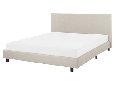 Lit à eau Tissu ALBI 160 x 200 cm Beige