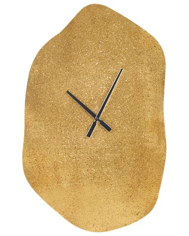 Horloge murale GANGES 50 cm Métal Laiton