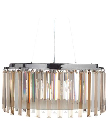 Lustre LAMEIRA Verre Argenté