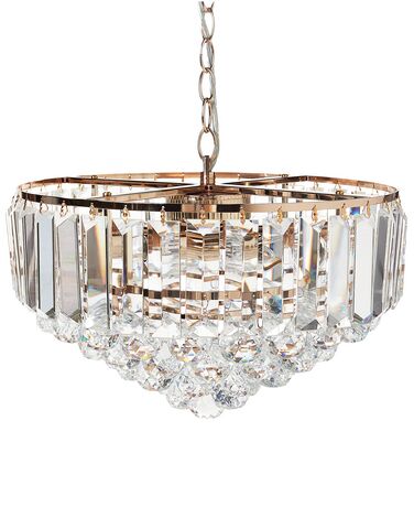 Lustre ACHEIRO L Cristal Doré