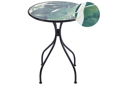 Bistro Table COZZANA 60 cm 60 cm Metal Black