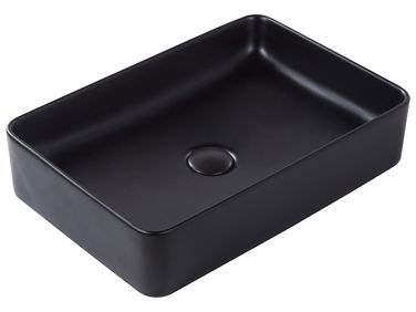 Vasque à poser CHIVANA 51 x 34 cm Céramique Noir