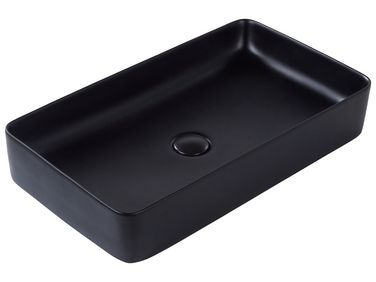 Vasque à poser ULUA 61 x 35 cm Céramique Noir