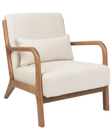 Fauteuil SKOVDE Stof Lichtbeige