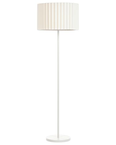 Lampadaire LOURENS Métal Blanc cassé