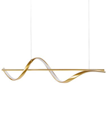 Lampe LED suspendue KHUTTI Métal Doré